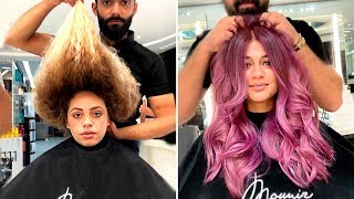 INCREÍBLES TRANSFORMACIONES DE CABELLO 2019  ANTES Y DESPUÉS [upl. by Low]