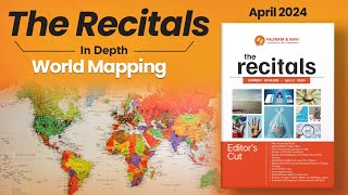 Recitals In Depth World Mapping  Plate Tectonics  Monthly Current Affairs April [upl. by Davies]