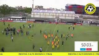 RIESTRA VS ALMIRANTE BROWN [upl. by Jaqitsch498]