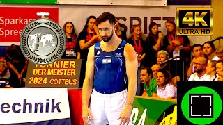 Artem DOLGOPYAT🇮🇱🥈Floor Event Final 2024 Cottbus World Cup ON4K [upl. by Mccord649]