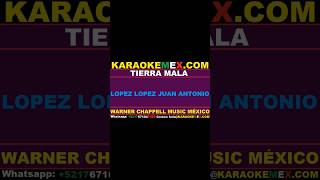 karaoke ramon ayala  tierra mala karaokemex [upl. by Niltiac]