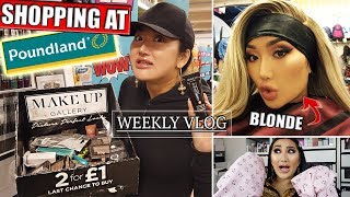 SPEND THE WEEK WITH ME SHOPPING AT POUND LAND GOING BLONDE PRIMARK HAUL  WEEKLY VLOG [upl. by Edette]