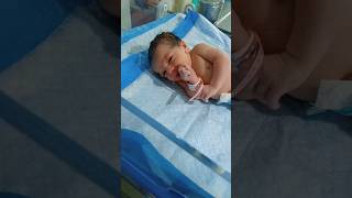 newborn baby crying but very cute looking baby  trending newbornbaby babyborn cute baby [upl. by Nauaj335]