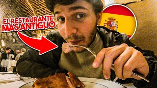 Conociendo el RESTAURANTE MÁS ANTIGUO del MUNDO 😱  ¿Qué tan caro es [upl. by Aiksas]