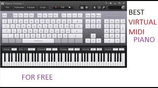 BEST VIRTUAL PIANO 2023 FOR FREE for PC and MAC [upl. by Oznol]