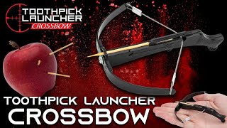 BudK TOOTHPICK LAUNCHER CROSSBOW [upl. by Goody]