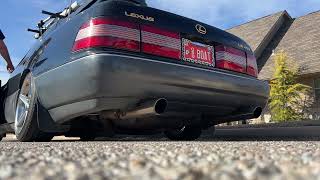 1993 LS400 Exhaust Sound Clip [upl. by Aissenav154]