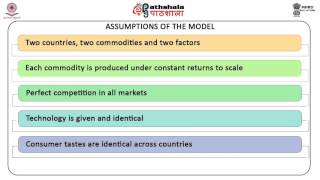 Heckscher Ohlin theory â€“ its assumption general equilibrium model illustration [upl. by Aidroc694]