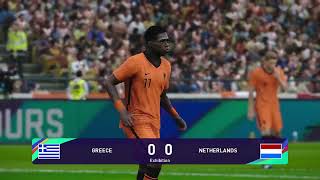 PES 2021 Gameplay  Griekenland  Nederland  2023 [upl. by Shannan]