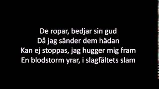 Finntroll  Blodsvept Lyrics [upl. by Katti]