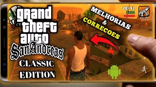 SAIU NOVO MODPACK CLASSIC PARA GTA SAN ANDREAS ANDROID SkyGfx ps2 Mobile gta sa [upl. by Adile]