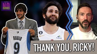 Paying homage to Ricky Rubio following retirement announcement [upl. by Navnod]