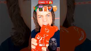 Giant gummy bears 😱 challenge 🥵 shorts shortvideo asmrsounds [upl. by Kirstyn171]