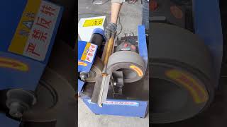 Round tube rust removal and polishing machine [upl. by Renrew]