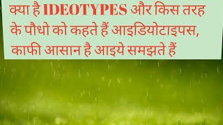 what are ideotypes   features of ideotypes Ideotype concept in crop improvement [upl. by Xino]