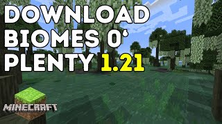 How To Download amp Install Biomes O Plenty In Minecraft 121 [upl. by Leander571]