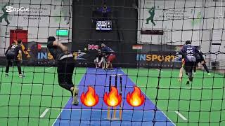 Indoor cricket  Great piece of work behind the stumps 🔥🔥🔥 [upl. by Nannek]