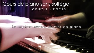 Cours de piano 1  Partie 1  Se repérer sur un clavier de piano [upl. by Ajam]