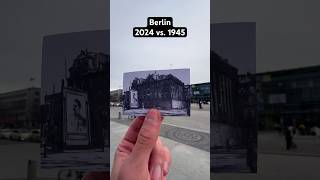 THEN amp NOW – Berlin History Berlin old photo berlin timetravel ww2 history [upl. by Eelinnej588]