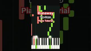 Runaway  The Corrs pianotutorial shorts [upl. by Zellner]