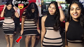 Ananya Nagalla Gets Uncomfortable With Her Dress  Ananya Nagalla Latest Video  News Buzz [upl. by Corsetti]