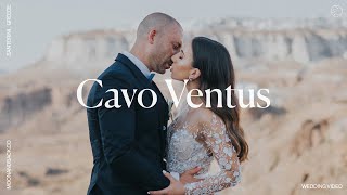 Cavo Ventus Villa Wedding Video  Julia amp Hassan  Santorini Greece [upl. by Jethro]