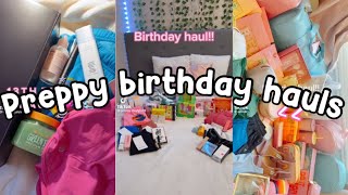 Preppy haul birthday edition [upl. by Ollehcram]