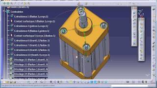 Catia  Assembly design  Verin [upl. by Akcimahs]