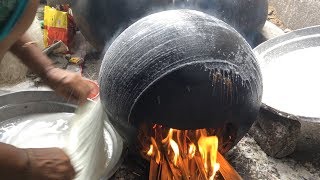 Pootharekulu Making In Atreyapuram  Putharekulu  Layers Paper Sweet Making Video [upl. by Oninotna]