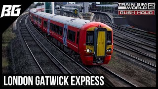 London Gatwick Express  Train Sim World 2 Rush Hour  FIRST LOOK  Class 387 [upl. by Karlise919]