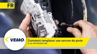 Remplacement de la serrure de porte sur la VW Passat VEMO V10850019 [upl. by Gnah]