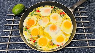 MEDITERRANEAN Breakfast Egg Recipe To Keep on Repeat [upl. by Sokul749]