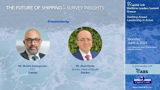 2024 9th Capital Link Maritime Leaders Summit  Greece  The Future of Shipping  Survey Insights [upl. by Irmina688]