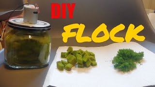 DIY Diorama Flock Флок для диорамы [upl. by Atiuqehs]