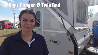 2020 Aliner Ranger 12 Twin Bed [upl. by Alegnave]