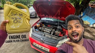 Volkswagen Polo 12 Full Service  Engine oilCabin filter and Air filter [upl. by Lanctot]