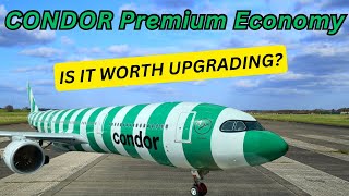 CONDOR Premium Economy International Flight Review New Airbus 330900NEO Is it worth the money [upl. by Welles]