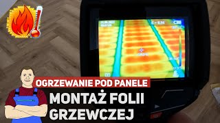 Folia grzewcza pod panele  montaż i jak to działa [upl. by Cummins973]