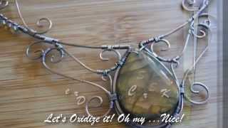 Lets make a Wire Wrapped Necklace with OurFrontYard [upl. by Zavras]