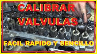 COMO REGULAR VALVULAS MOTOR 4 CILINDROS MUY FACIL DE APRENDER [upl. by Ahders319]