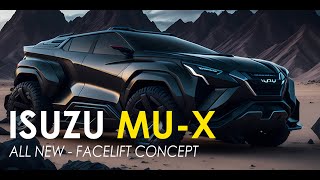 Isuzu MuX All New Facelift Concept Car AI Design [upl. by Etnovahs]