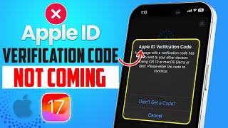 How to Fix Apple ID Verification Code Not Working  Apple ID Verification Code Not Coming [upl. by Dorraj114]