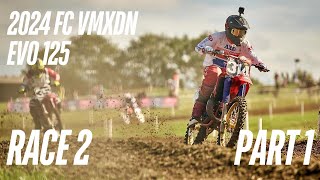 Farleigh Castle VMXdN 2024 EVO 125 Race 2 GOPRO 360 [upl. by Shipley]