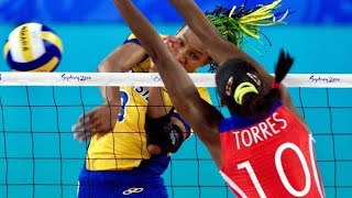 Semifinal Voleibol FemeninoSydney 2000 Cuba x Brasilcubanas voleibol fivb olimpiadas cuba [upl. by Kaylee286]