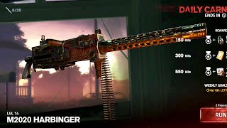 M2020 Harbinger Gun  Zombie Kill  Daily ChallengeInto the dead 2 gaming gameplay [upl. by Alenas]