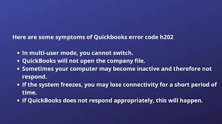 How to solve QuickBooks error h202 [upl. by Procora]