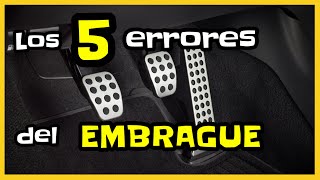 5 ERRORES de PRINCIPIANTE al usar el EMBRAGUE🚗🚗💨💨 [upl. by Ahsaele]