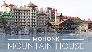 THE MOHONK MOUNTAIN HOUSE  Magical Resort in Upstate New York Catskills Winter Adventures [upl. by Wilde391]