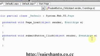 AspNet tutorial in tamil part  3 Hello World [upl. by Flower]