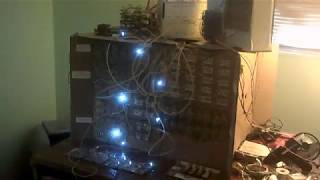 IO  Cardboard Computer with new clock and flip flop circuit [upl. by Sheelagh39]